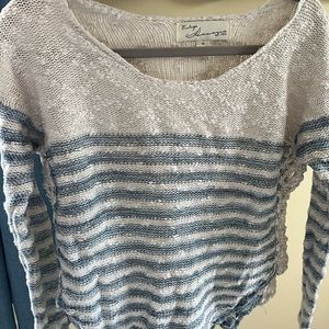 Blue Stripe Sweater